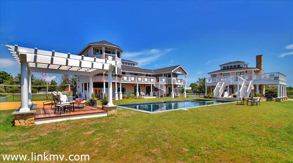 View from the rear of compound