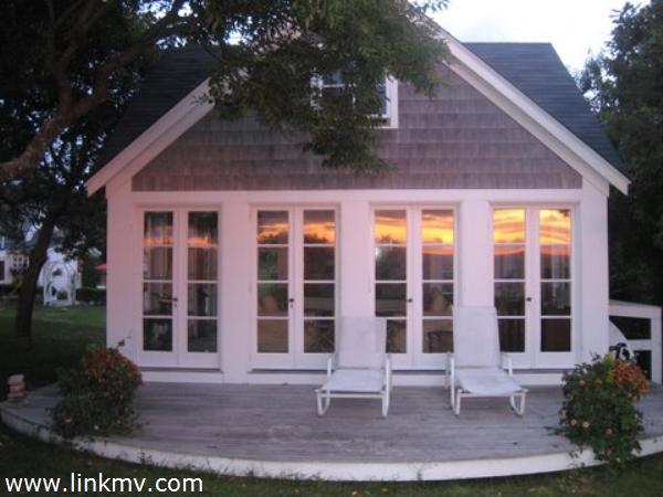Beach house at Dusk