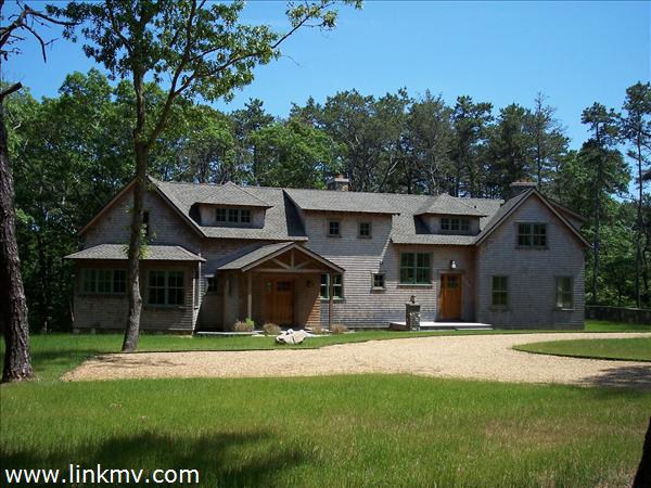 Main house with deck from kitchen