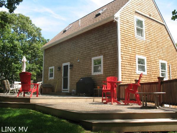Mahogany decking