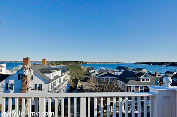 Views of Edgartown Village and Harbor From Private Deck