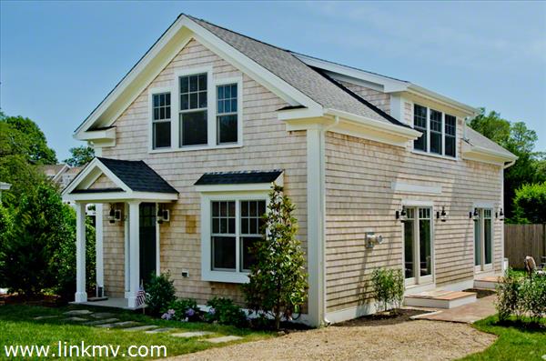 Front and Patio Side View Of Cottage