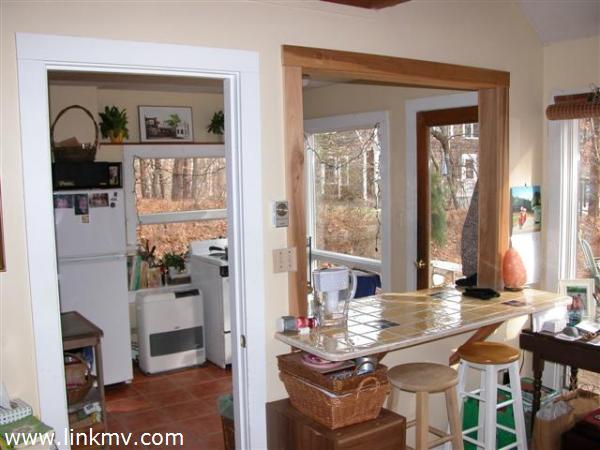 inside detached bedroom