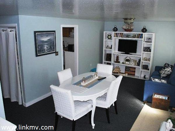 open kitchen dining area
