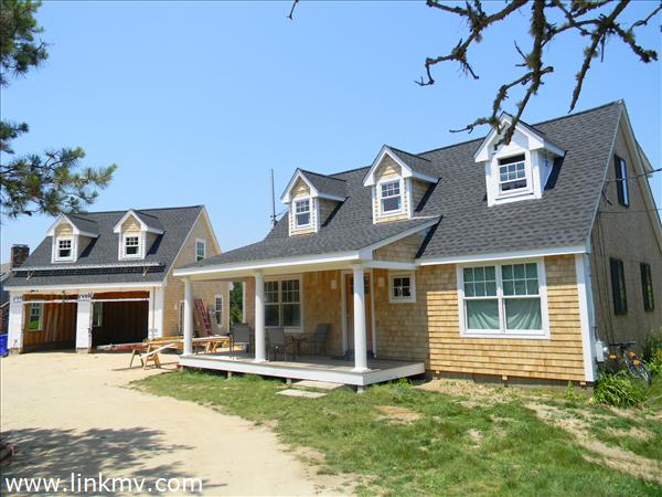 Front View of Home and Garage