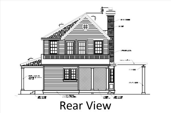Main House Rear Elevation