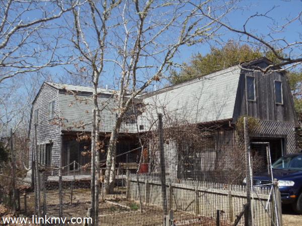 Rear of house
