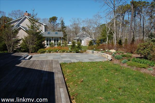 Deck and Bluestone Patio