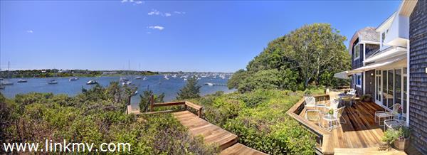 Sweeping views of Edgartown harbor.