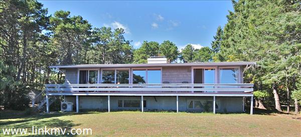Rear exterior overlooking water view