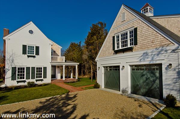 Front Approach To Main House and Carriage House