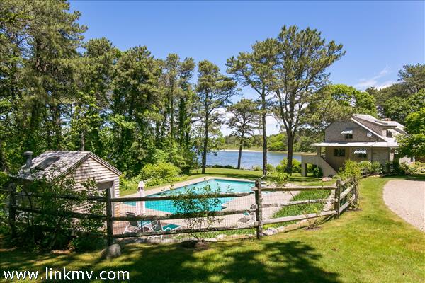 Main house with pool and pool house