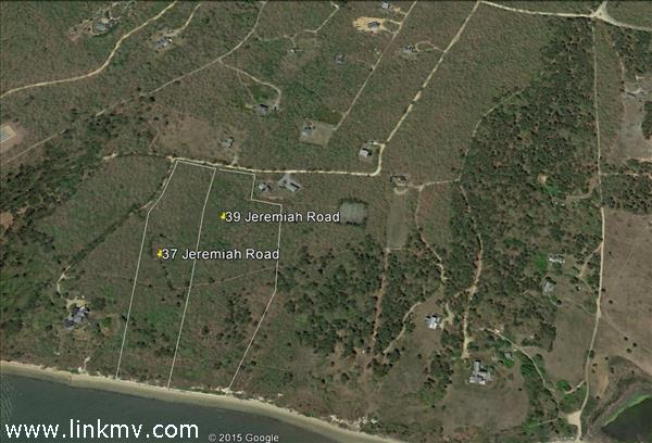 General configuration of waterfront lots for sale.