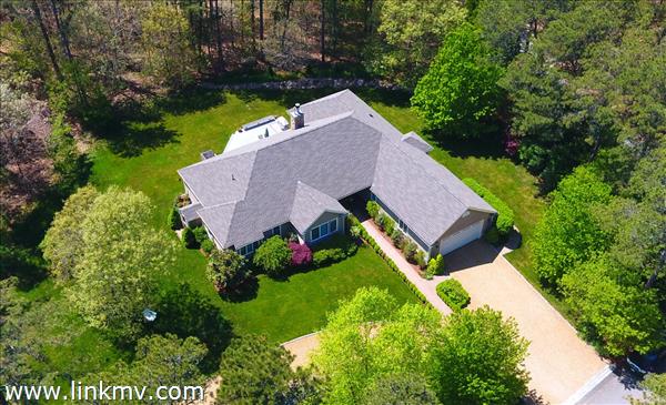 Aerial view of 7 Quail Run!NEW ROOF 2016