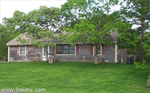 Backyard and wrap-around deck